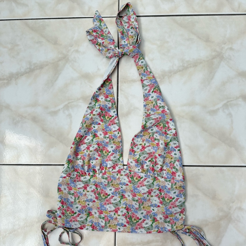 Pacsun Floral Halter Top